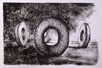 Malcolm Franklin (UK)
Untitled
Stone Lithograph
250mm x 380mm
